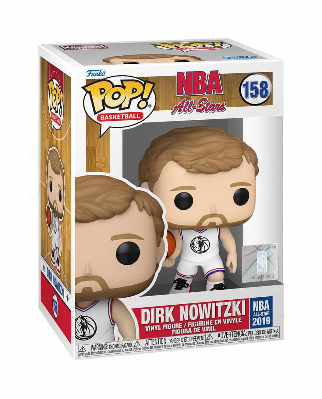 NBA All-Stars - Dirk Nowitzki (2019) (158) Funko Pop! Basketball Vinyl Figure 9 cm