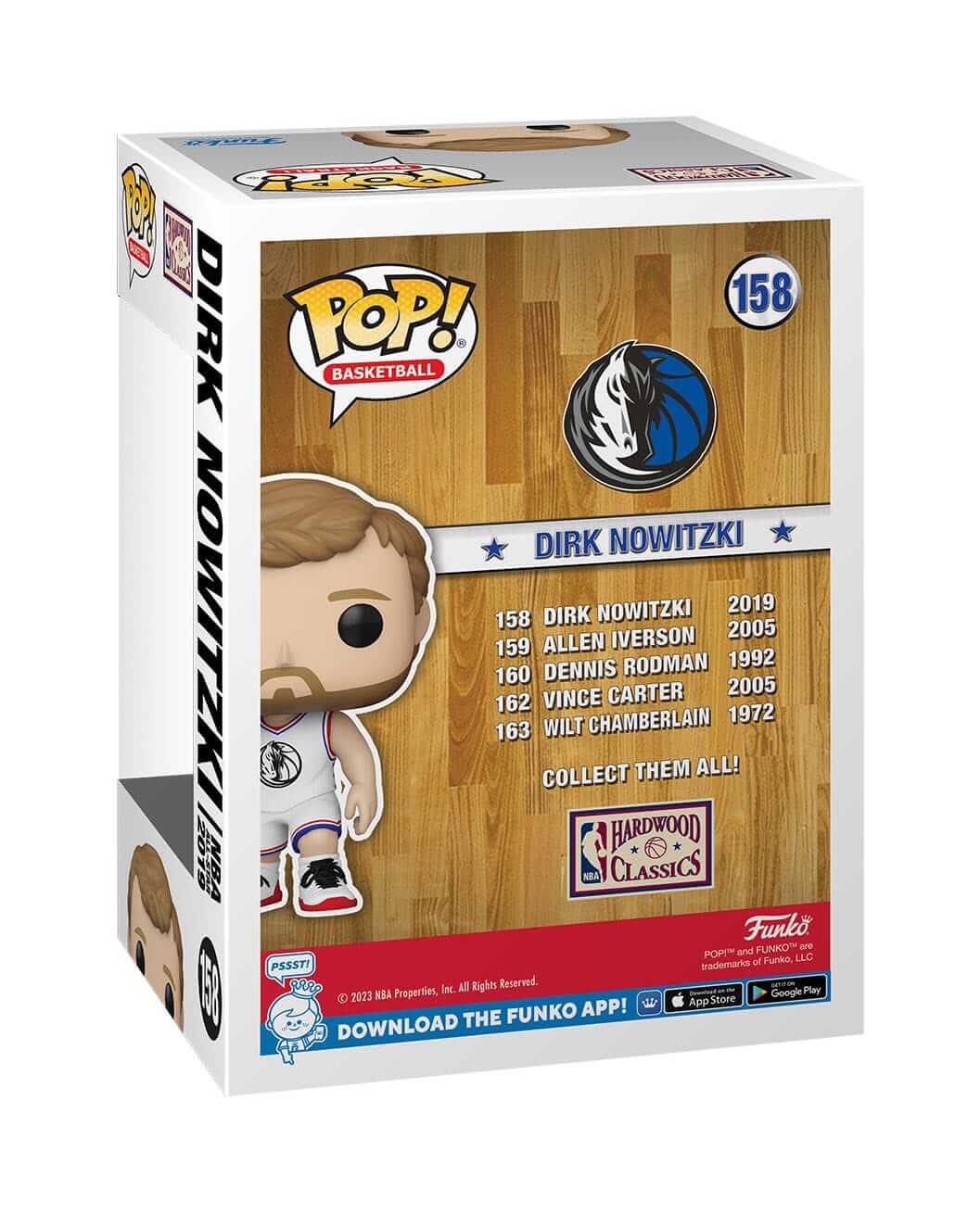 NBA All-Stars - Dirk Nowitzki (2019) (158) Funko Pop! Basketball Vinyl Figure 9 cm
