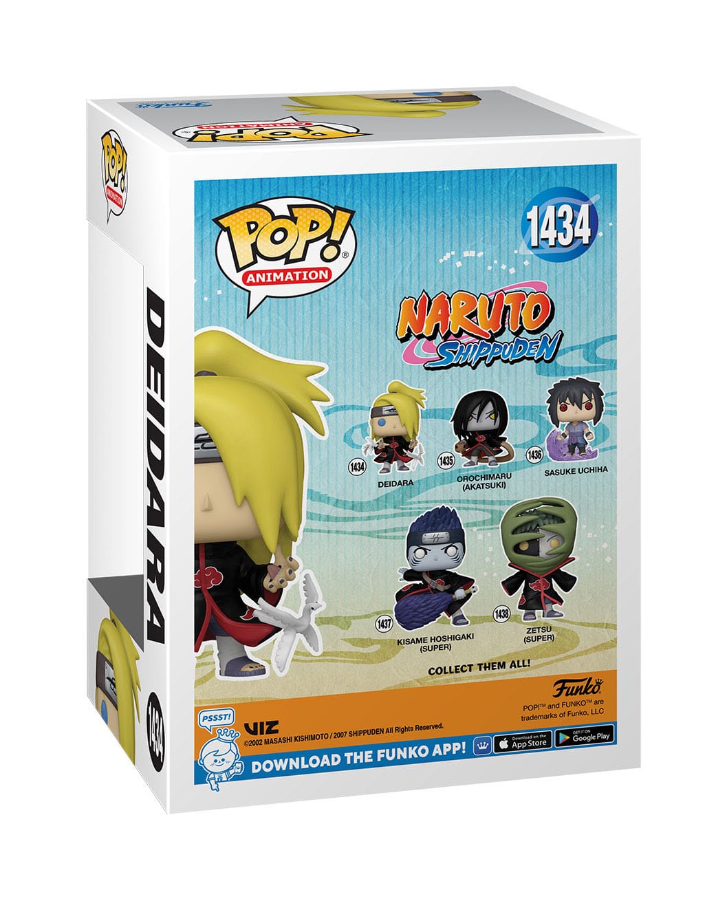 Naruto Shippuden - Deidara (1434) Funko Pop! Animation Anime Vinyl Figure 9 cm