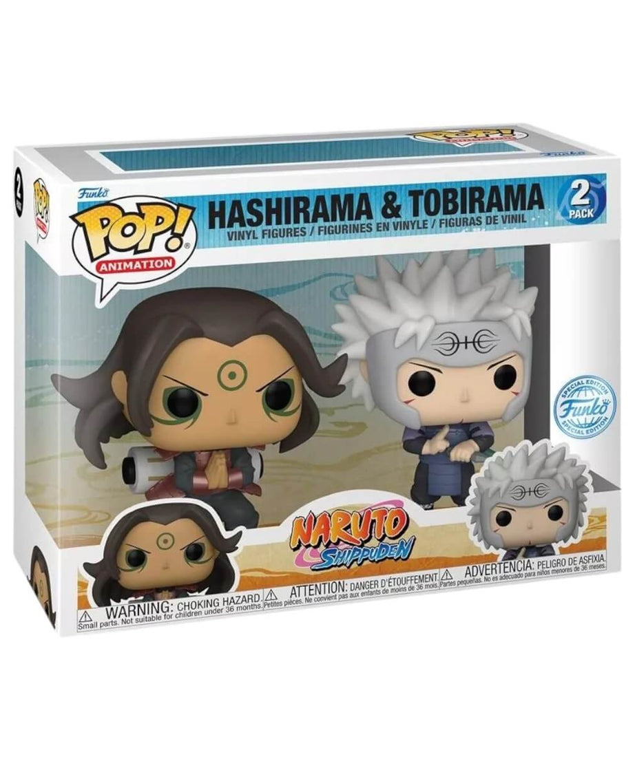 Naruto Shippuden - Hashirama & Tobirama Senju - Funko Pop! Animation Anime 2-pack Vinyl Figure 9 cm