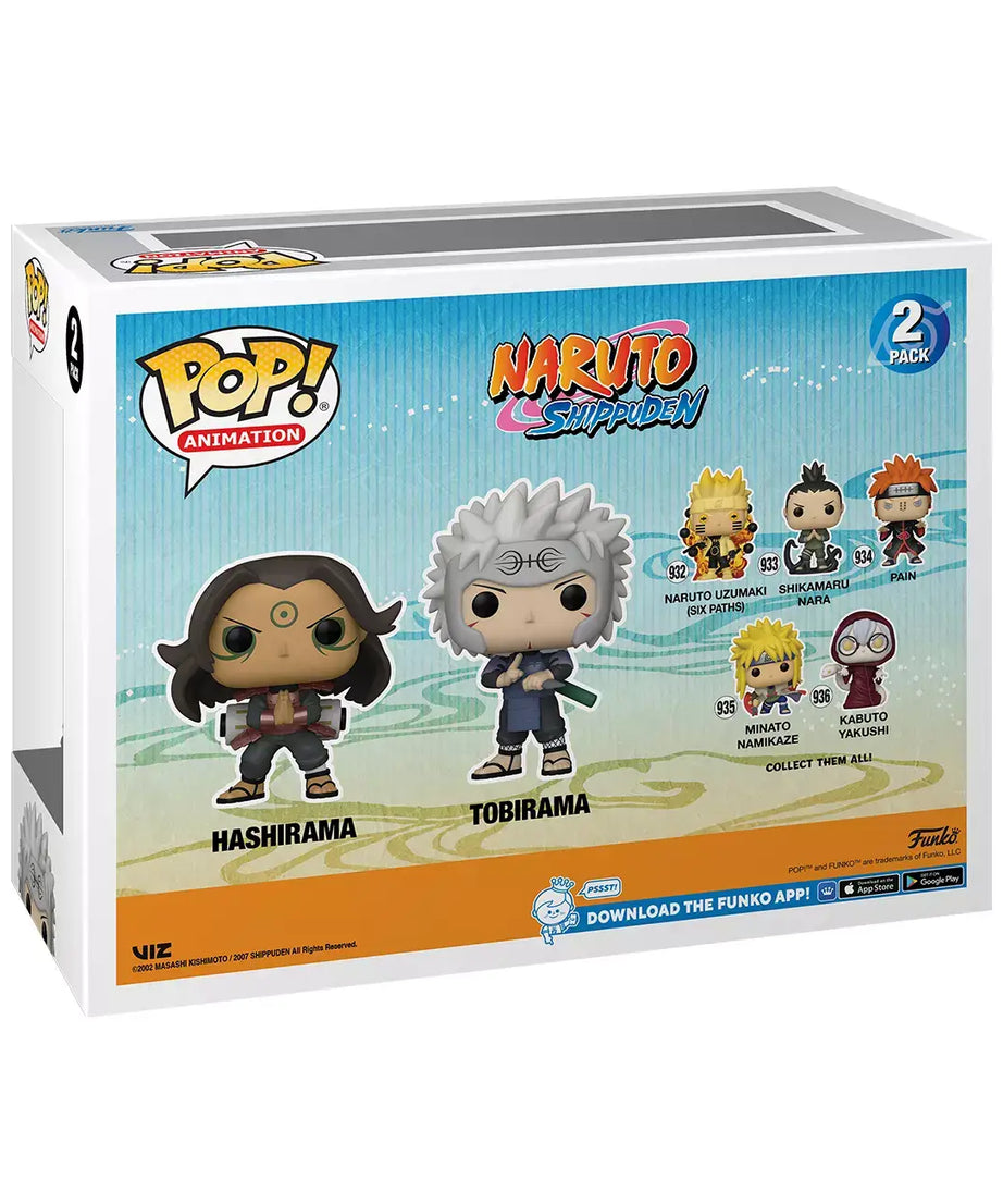 Naruto Shippuden - Hashirama & Tobirama Senju - Funko Pop! Animation Anime 2-pack Vinyl Figure 9 cm