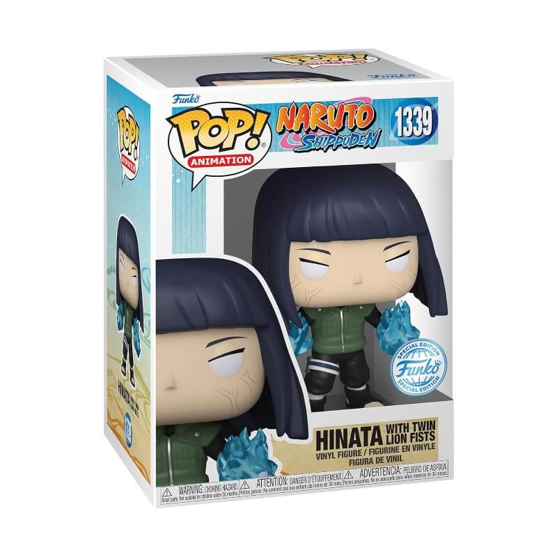 Naruto Shippuden - Hinata with Twin Lion Fists (1339) Exclusive Funko Pop! Animation Anime Vinyl Figure 9 cm
