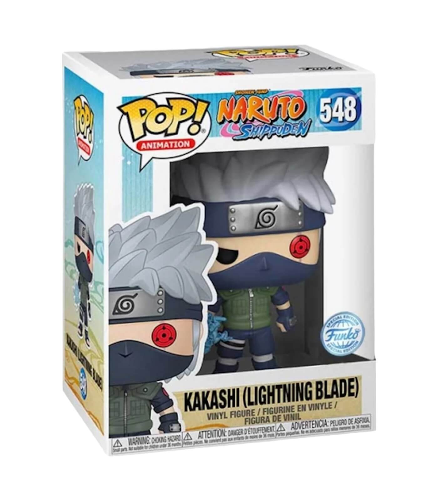 Naruto Shippuden - Kakashi (Lightning Blade) (548) Funko Pop! Animation Special Edition Anime Vinyl Figure 9 cm