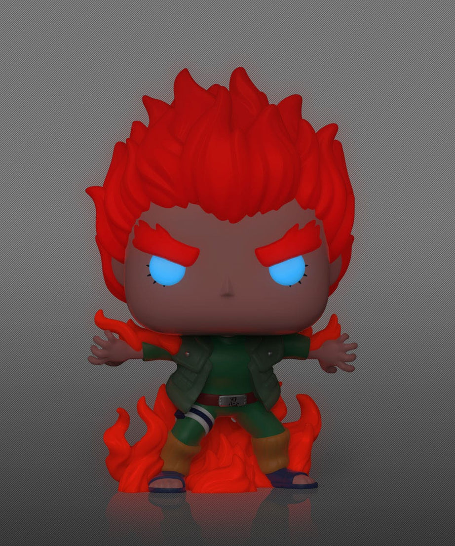 Naruto Shippuden - Might Guy (Eight Inner Gates) (GLOW IN THE DARK) (824) Funko POP! Animation Anime Vinyl Figure 9 cm