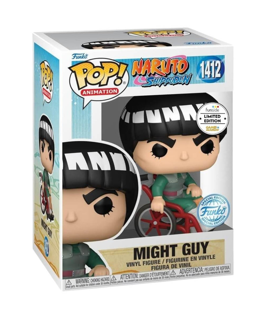 Naruto Shippuden - Might Guy in Wheelchair (Funside Limited Edition) (1412) Funko Pop! Animation Anime Vinyl Figure 9 cm