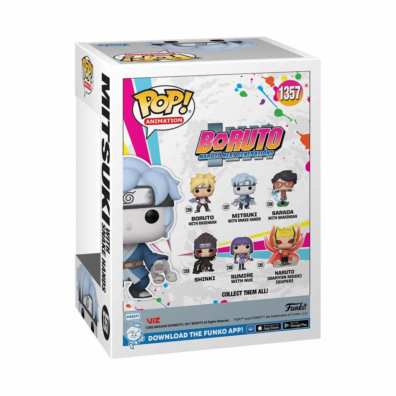 Naruto Shippuden - Mitsuki with Snake Hands (1357) Funko Pop! Animation Anime Vinyl Figure 9 cm
