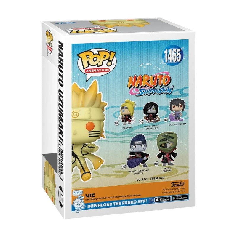 Naruto Shippuden - Naruto Uzumaki (Kurama Link Mode) (1465) Special Edition Funko Pop! Animation Anime Vinyl Figure 9 cm