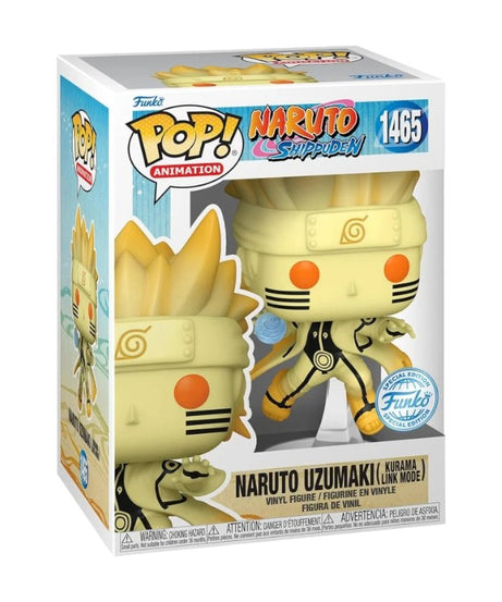 Naruto Shippuden - Naruto Uzumaki (Kurama Link Mode) (1465) Special Edition Funko Pop! Animation Anime Vinyl Figure 9 cm