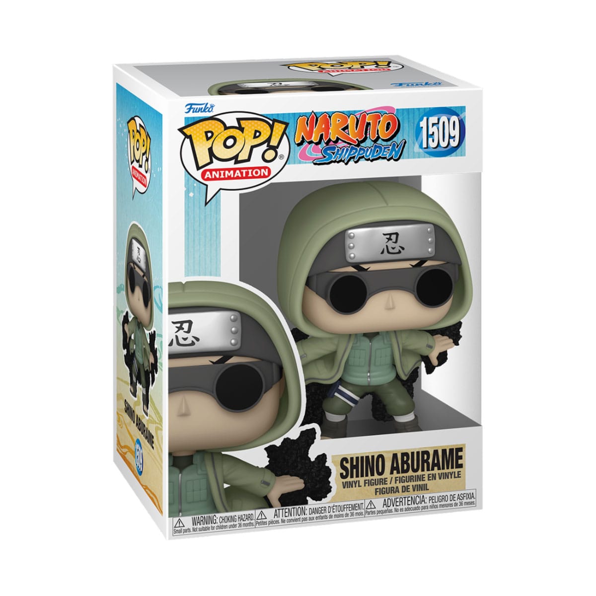 Naruto Shippuden - Shino Aburame (1509) Funko Pop! Animation Anime Vinyl Figure 9 cm