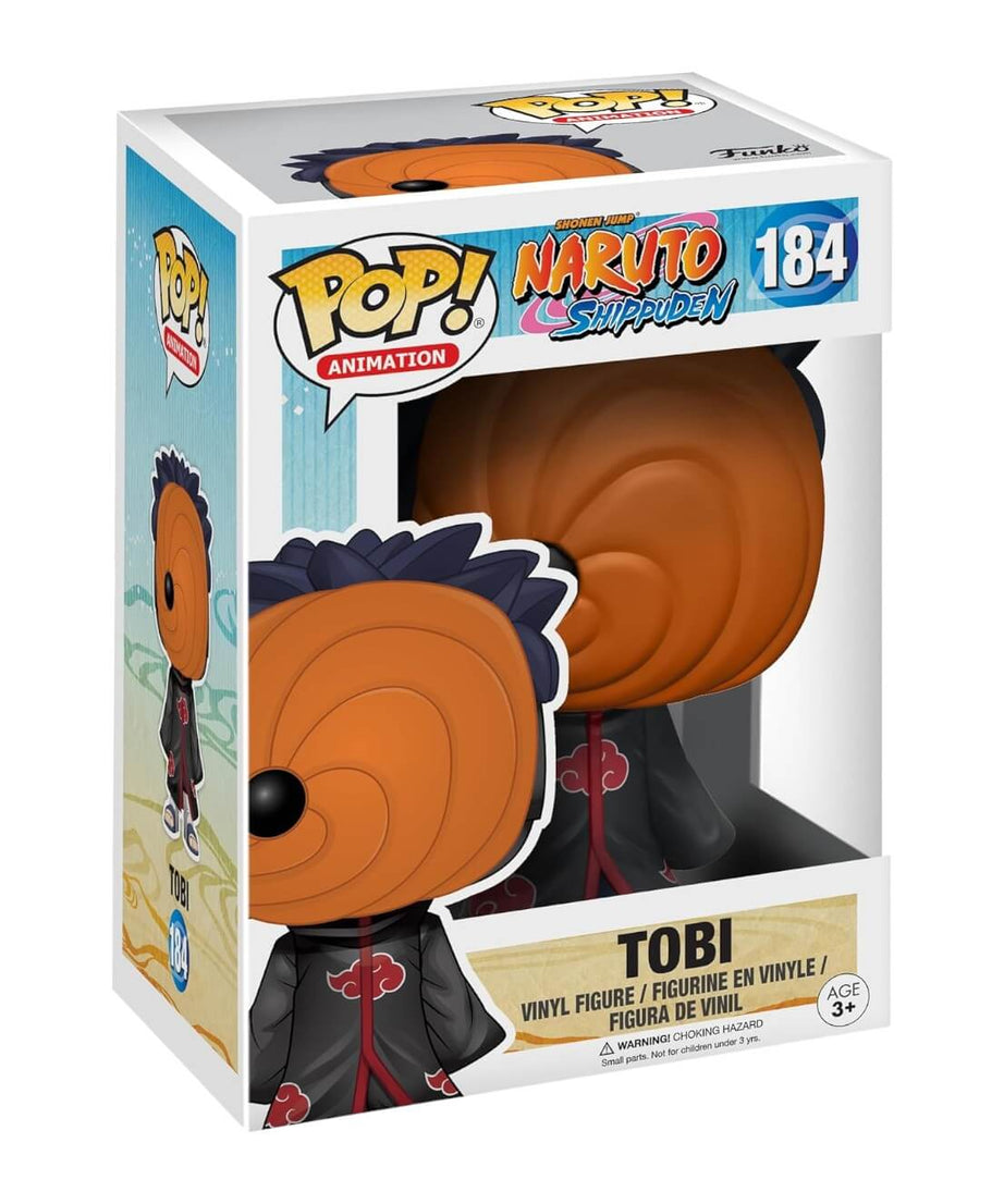Naruto Shippuden - Tobi (184) Funko Pop! Animation Anime Obito Vinyl Figure 9 cm
