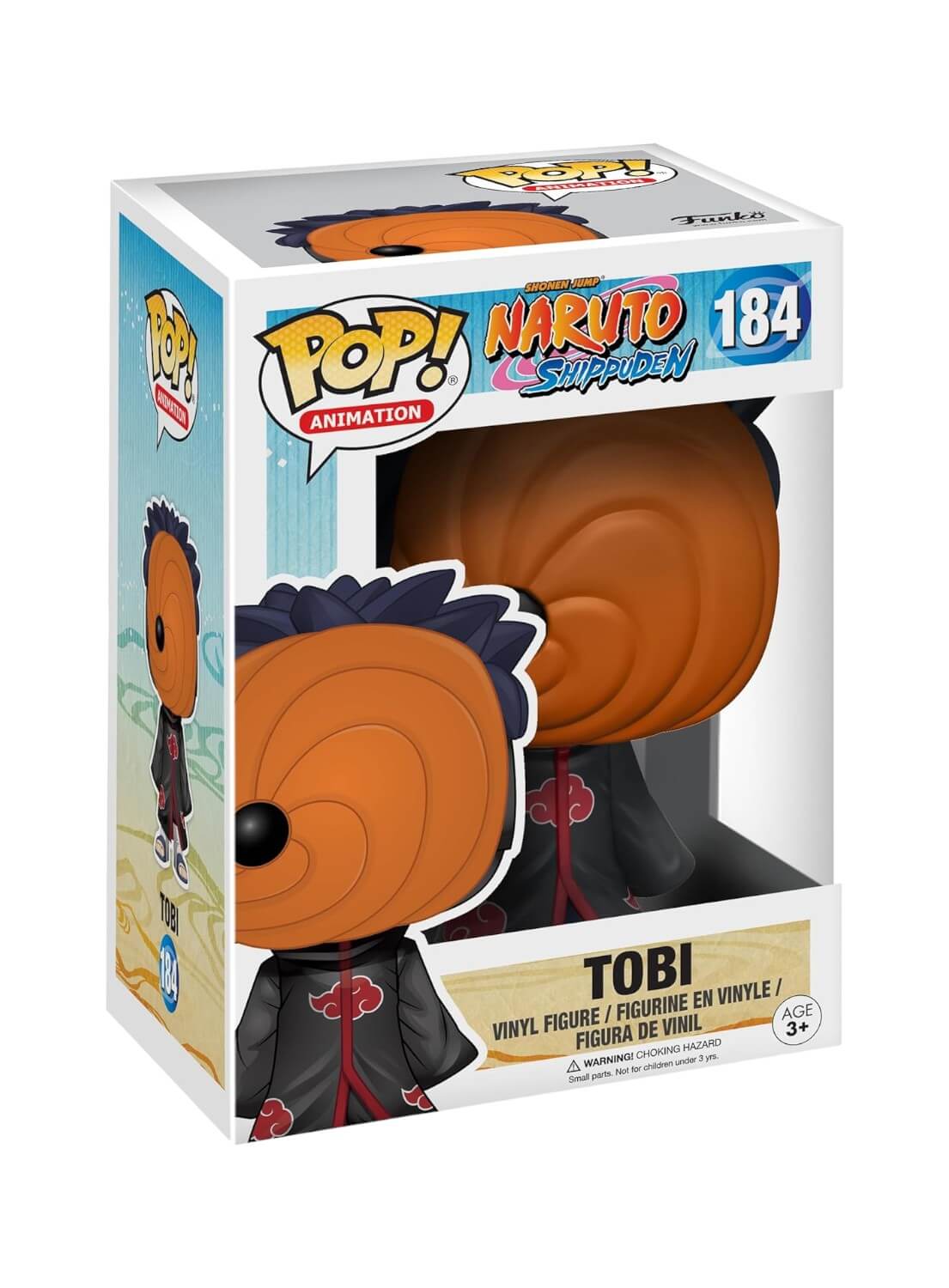 Naruto Shippuden - Tobi (184) Funko Pop! Animation Anime Obito Vinyl Figure 9 cm