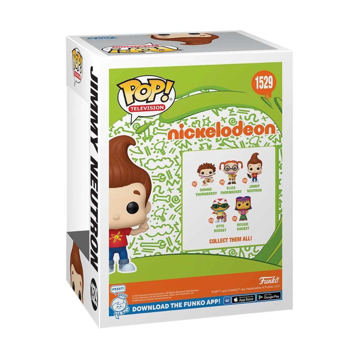 Nickelodeon - Jimmy Neutron (1529) Funko Pop! Television TV Nick Rewind Vinyl Figure 12 cm