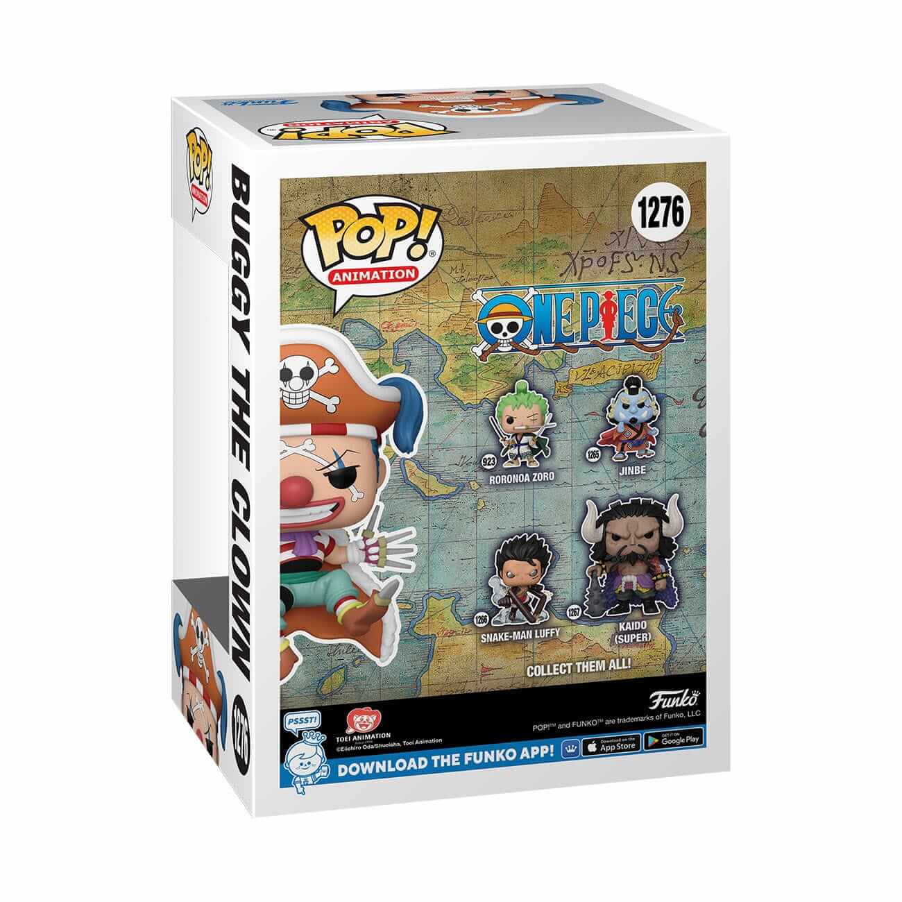 One Piece - Buggy the Clown (1276) Funko Pop! Animation Anime Vinyl Figure 9 cm