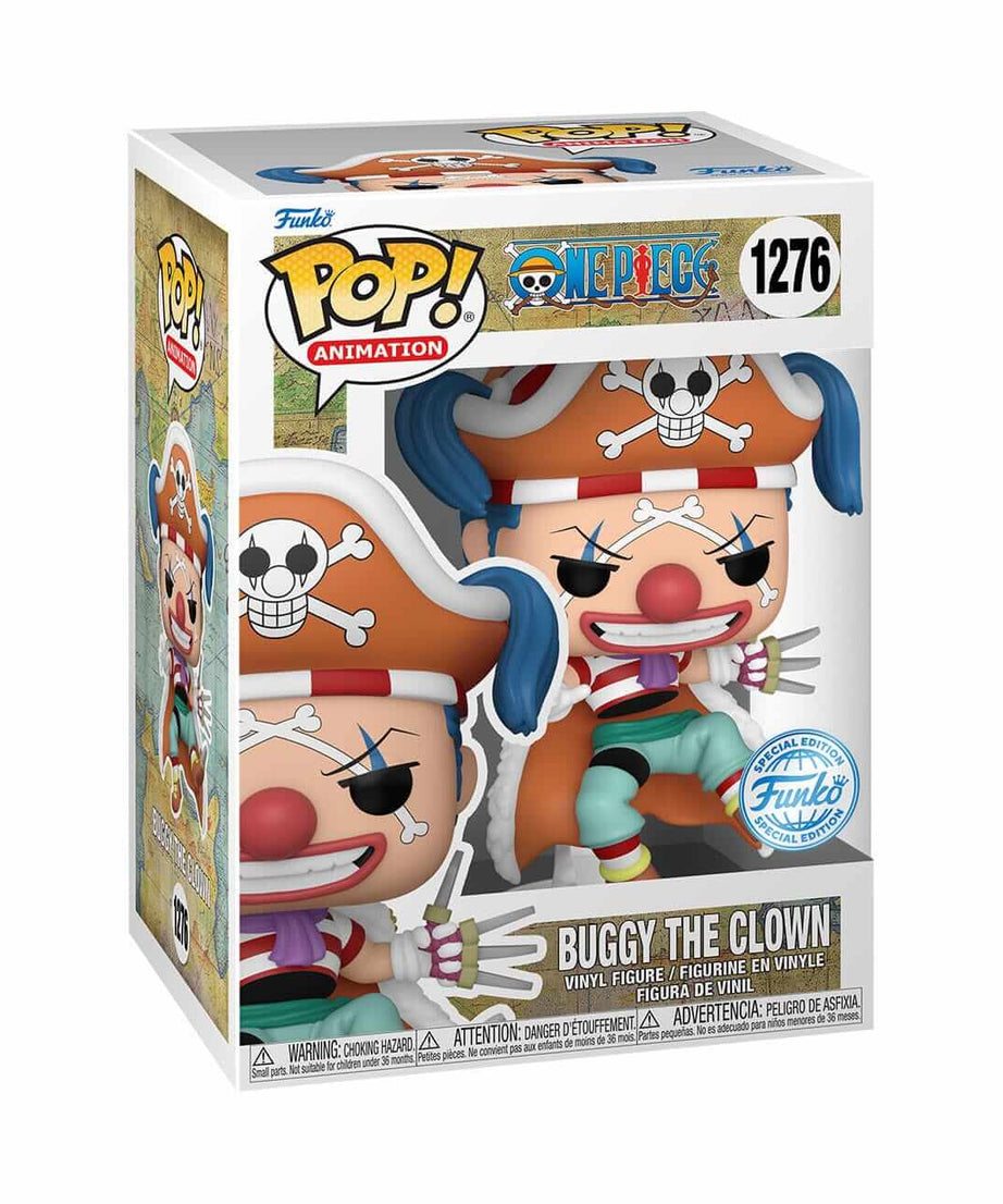 One Piece - Buggy the Clown (1276) Funko Pop! Animation Anime Vinyl Figure 9 cm