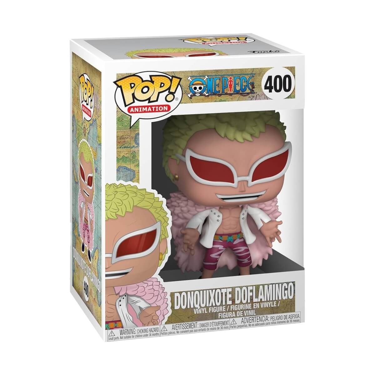 One Piece - Donquixote Doflamingo (400) Funko Pop! Animation Anime Vinyl Figure 9 cm