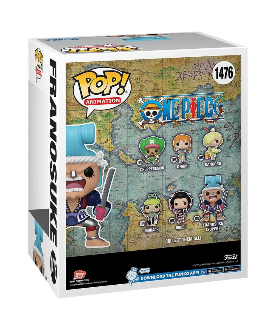 One Piece - Franosuke (1476) Oversized Funko Pop! Animation Anime Franky Wano Country Figure 16 cm