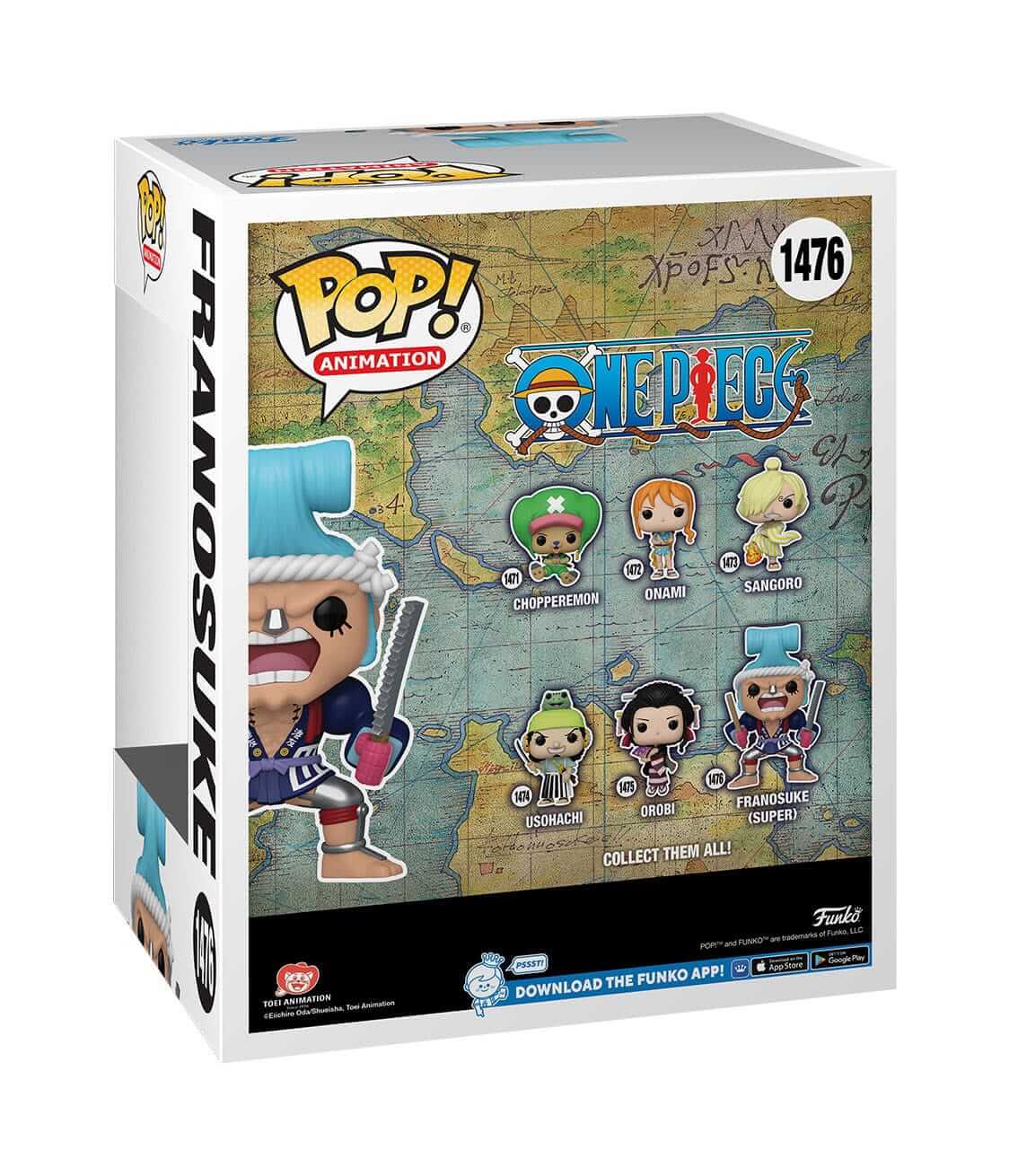 One Piece - Franosuke (1476) Oversized Funko Pop! Animation Anime Franky Wano Country Figure 16 cm