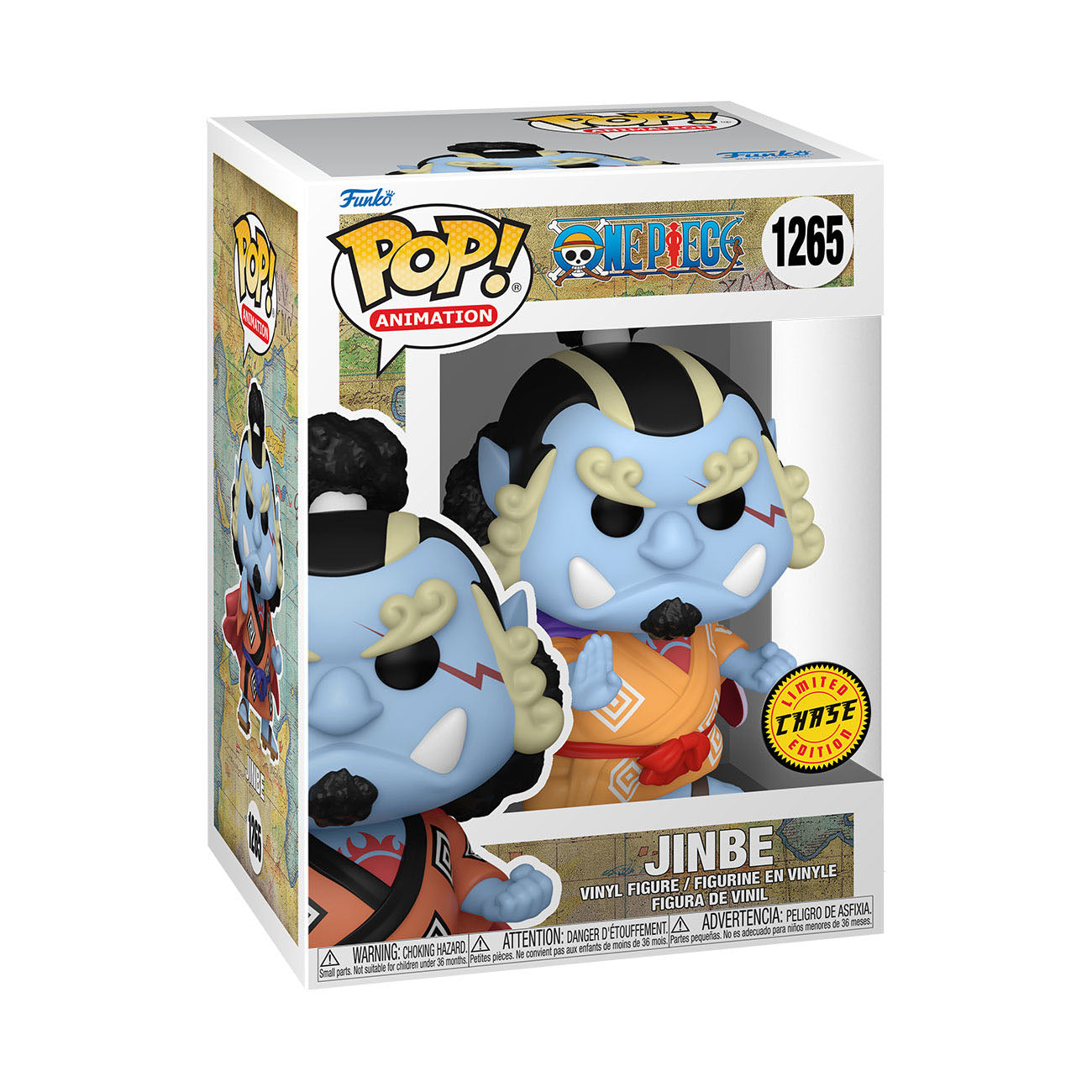 One Piece - Jinbe CHASE (1265) Funko Pop! Animation Anime Vinyl Figure 9 cm