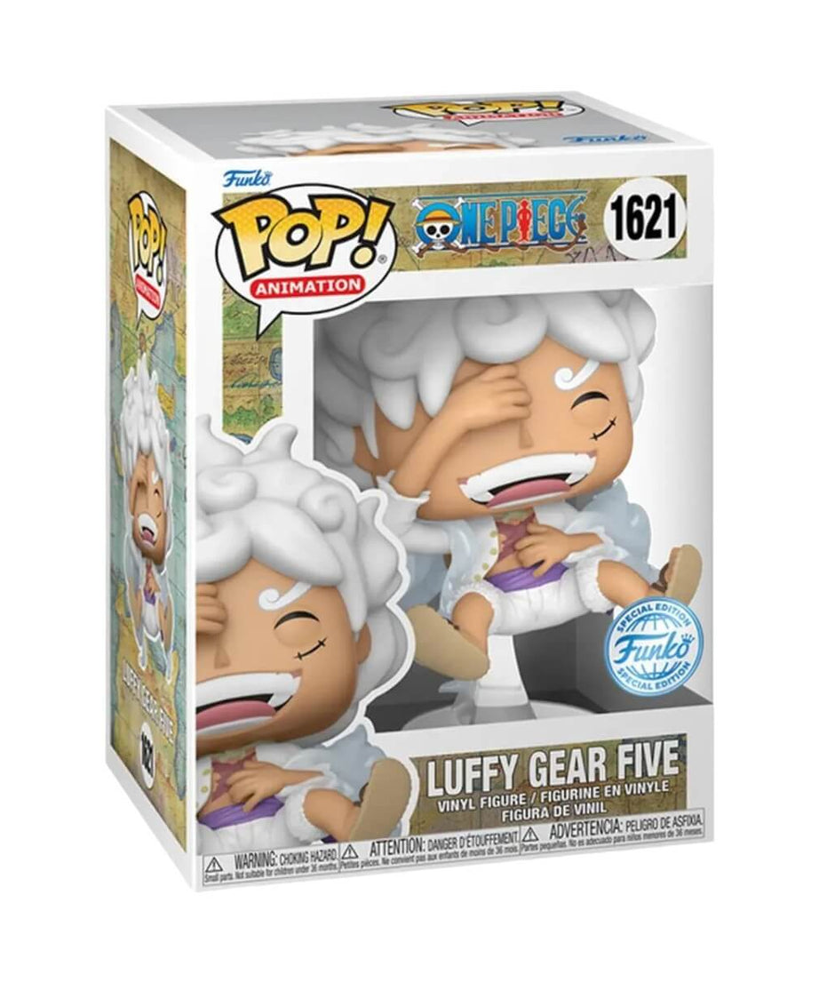 One Piece - Luffy Gear Five (Laughing) (1621) Funko Pop! Animation Anime Gear 5 Vinyl Figure 9 cm