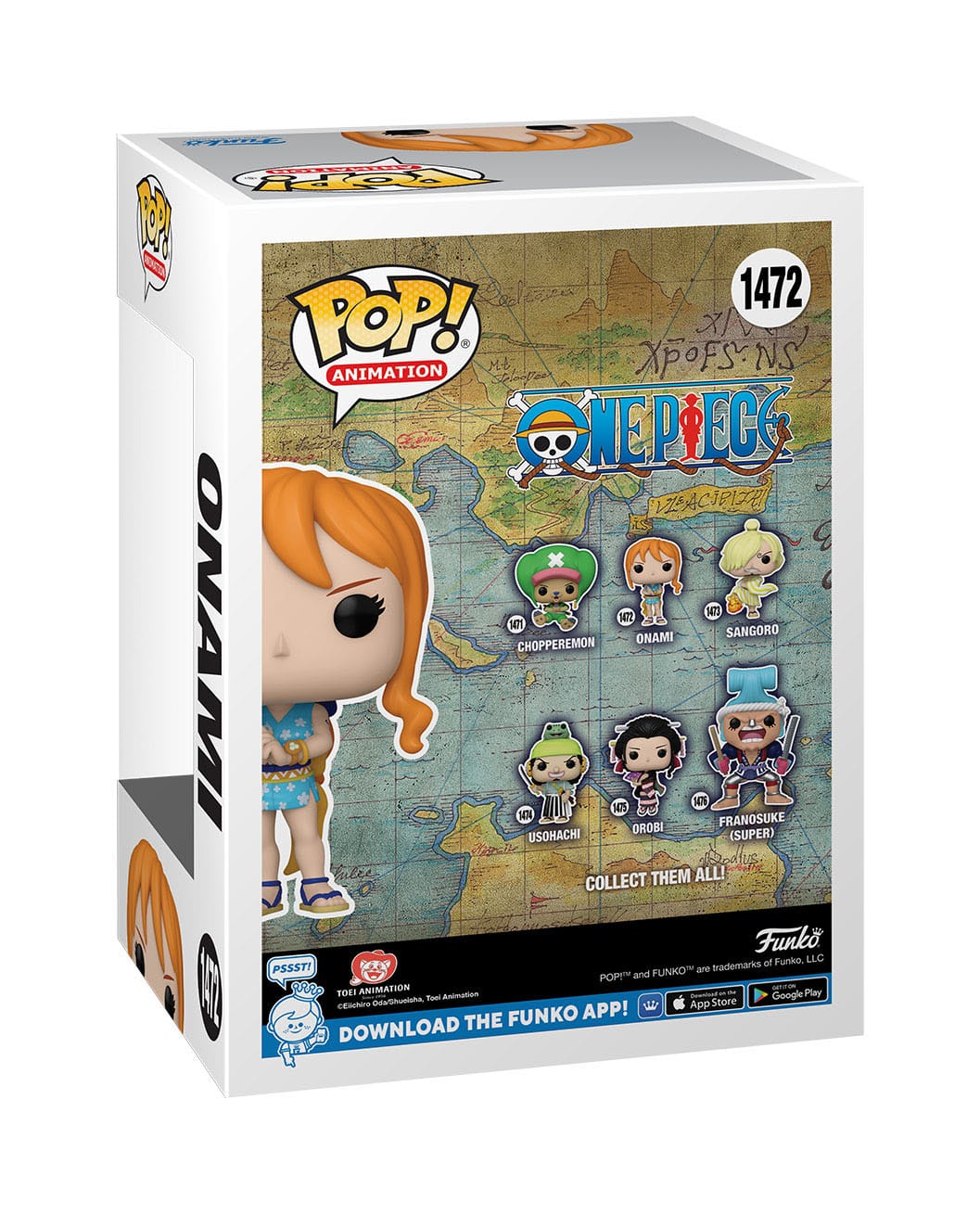 One Piece - Onami (1472) Funko Pop! Animation Anime Nami Wano Country Vinyl Figure 9 cm
