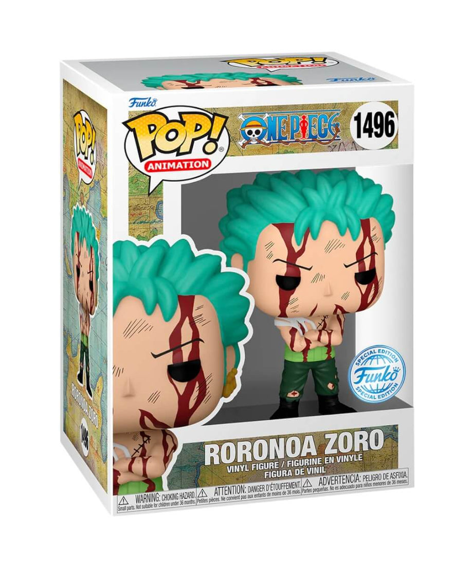 One Piece - Roronoa Zoro (Nothing Happened) (1496) Special Edition Funko Pop! Animation Anime Vinyl Figure 9 cm