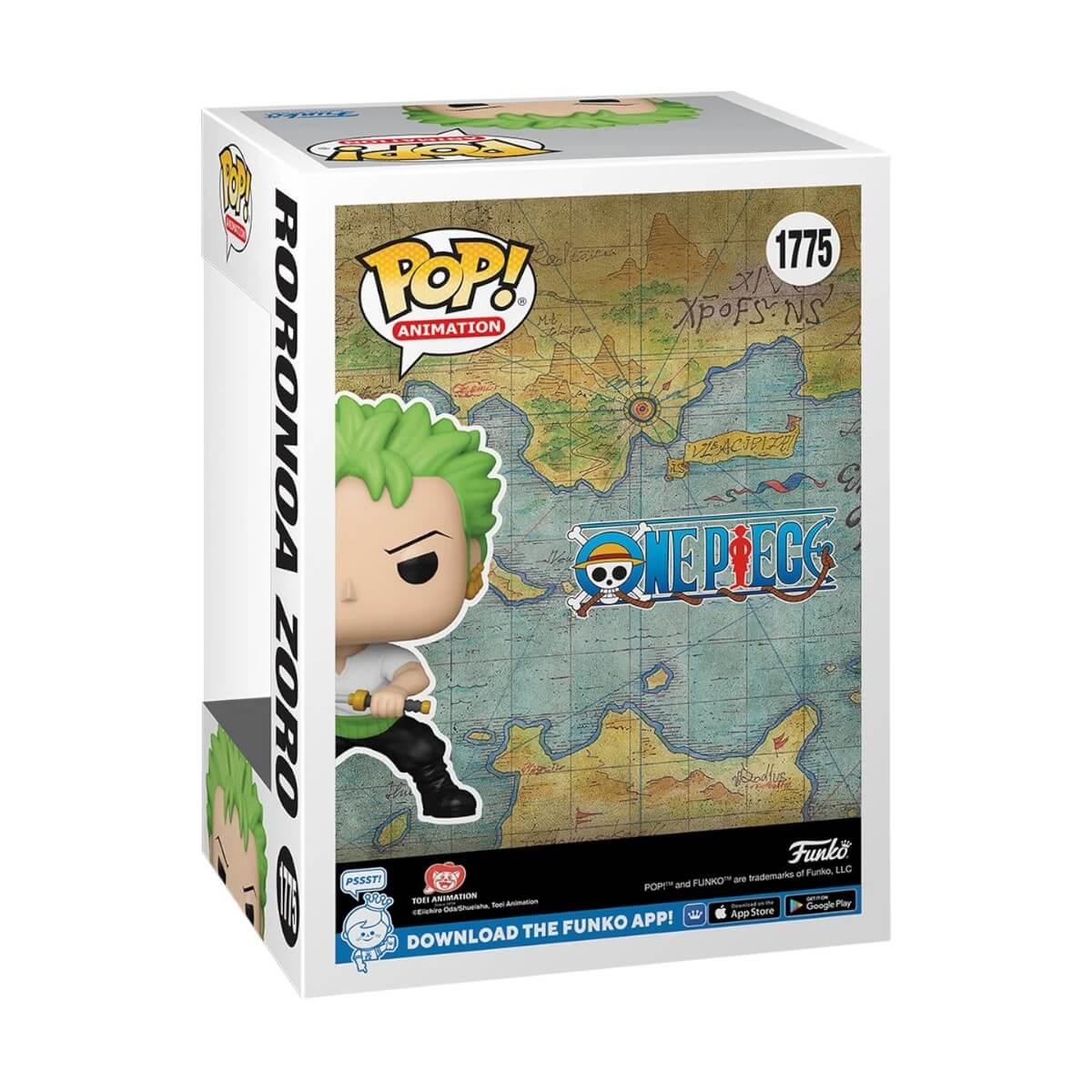 One Piece - Roronoa Zoro (Three Sword Style) (Refresh) 1775 Funko Pop! Animation Anime Vinyl Figure 10 cm