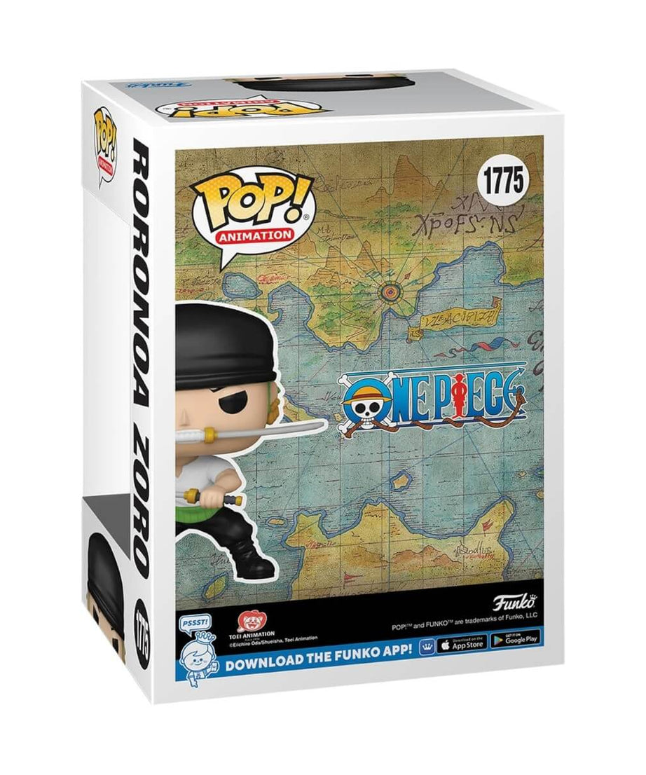 One Piece - Roronoa Zoro (Three Sword Style) CHASE (Refresh) 1775 Funko Pop! Animation Anime Vinyl Figure 9 cm