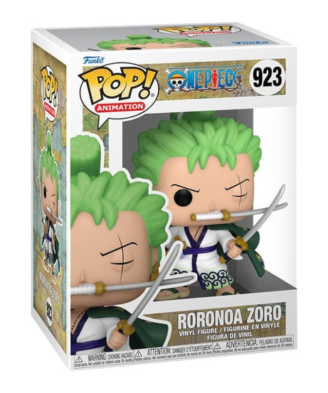 One Piece - Roronoa Zoro with Swords (923) Funko Pop! Animation Anime Vinyl Figure 9 cm