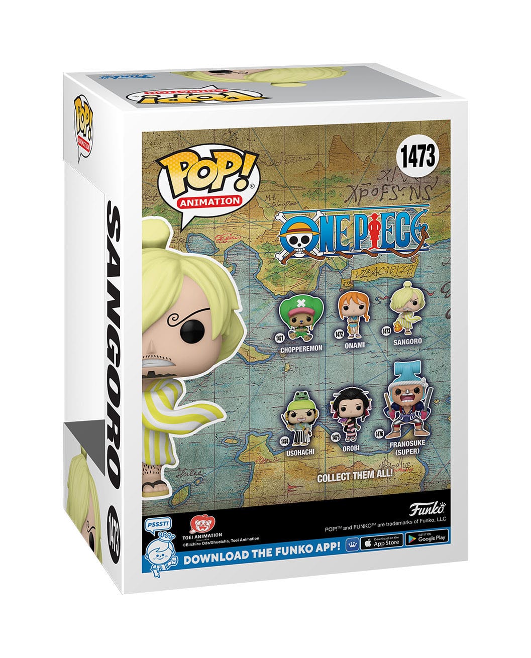 One Piece - Sangoro (1473) Funko Pop! Animation Anime Sanji Wano Country Vinyl Figure 11 cm