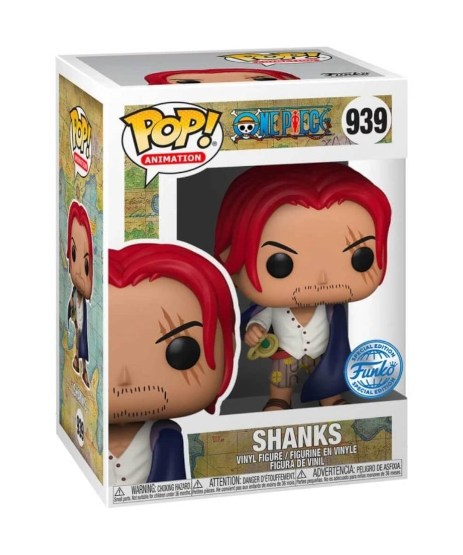 One Piece - Shanks (939) Exclusive Funko Pop! Animation Anime Vinyl Figure 9 cm