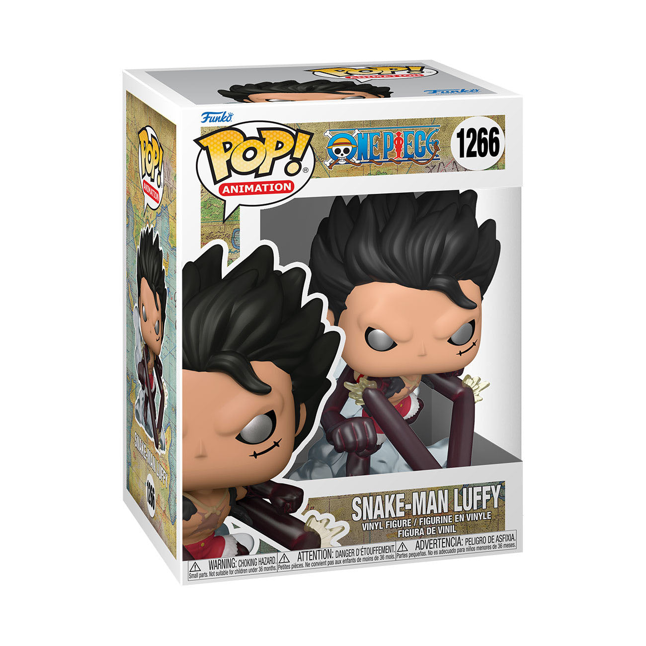 One Piece - Snake-Man Luffy (1266) Funko Pop! Animation Anime Rubber Vinyl Figure 12 cm