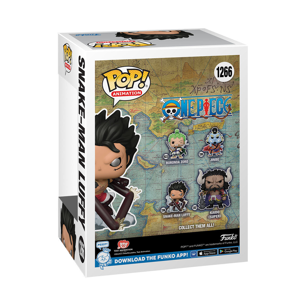 One Piece - Snake-Man Luffy (1266) Funko Pop! Animation Anime Rubber Vinyl Figure 12 cm