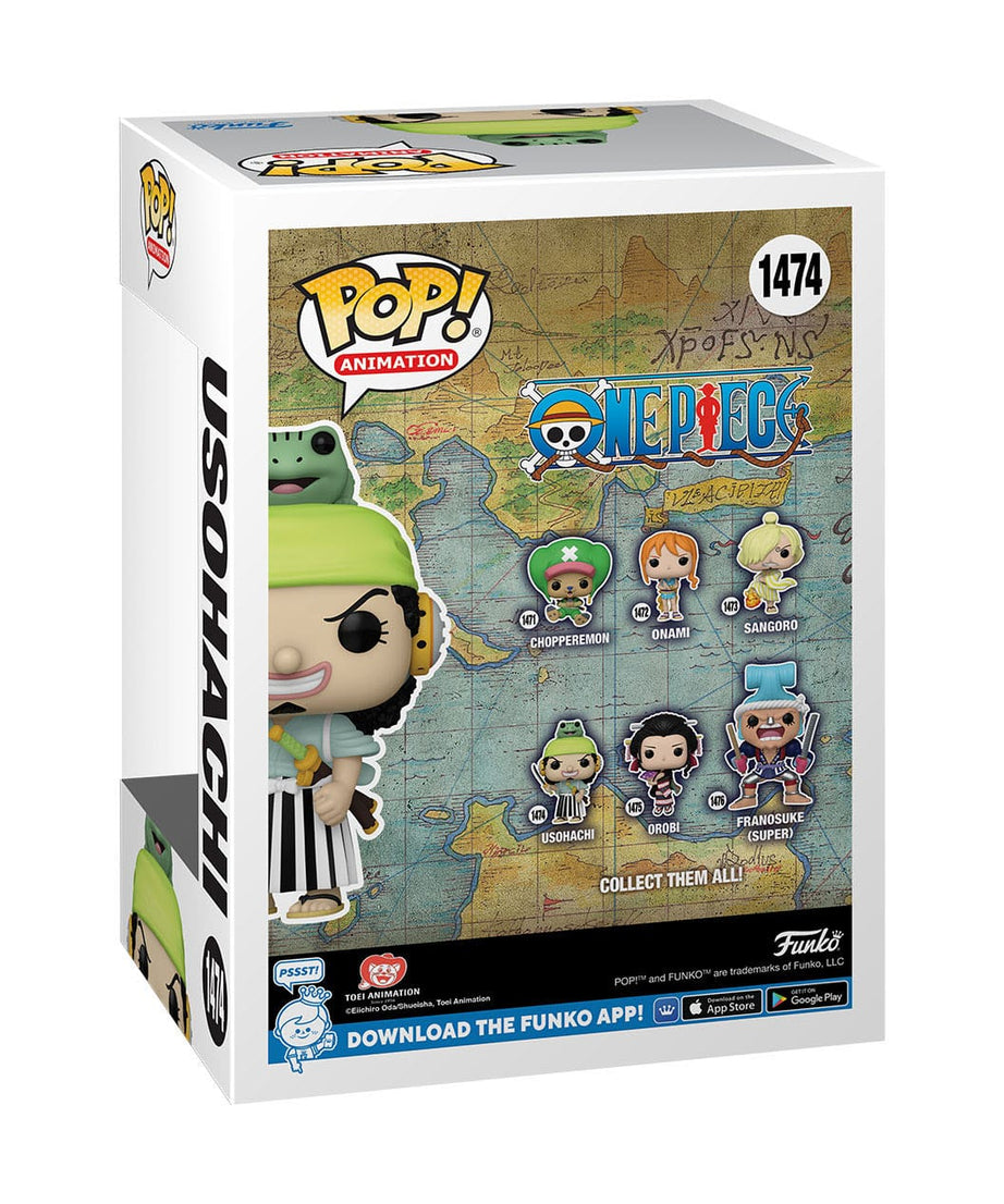 One Piece - Usohachi (1474) Funko Pop! Animation Anime Usopp Wano Country Vinyl Figure 9 cm