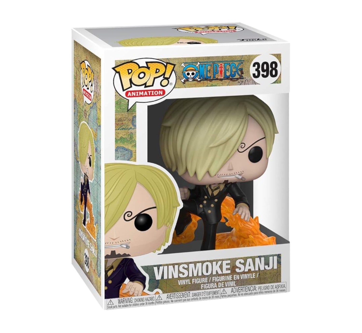 One Piece - Vinsmoke Sanji (398) Funko Pop! Animation Anime Vinyl Figure 9 cm