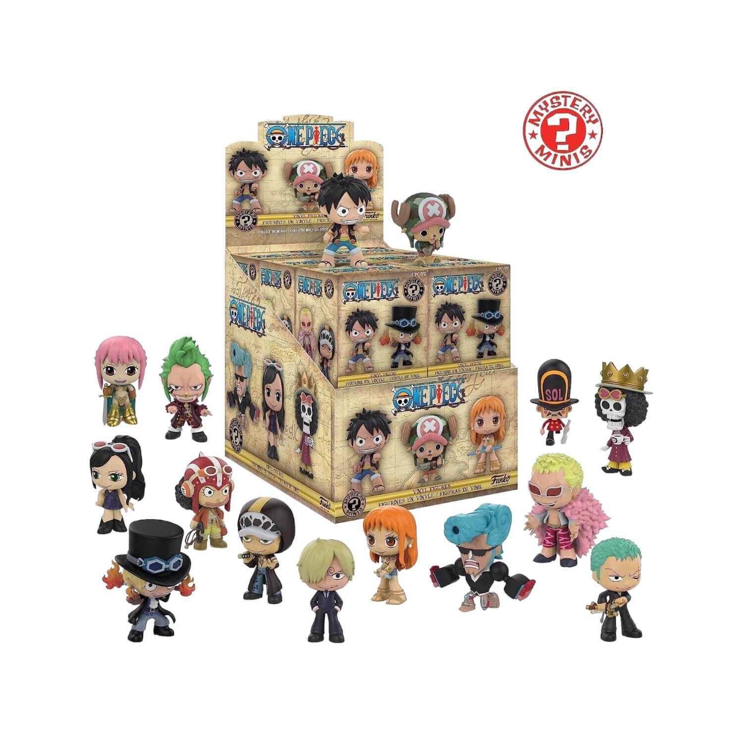 One Piece Mistery Box - 1 Funko casuale - Mystery Minis Vinyl Figure 5 cm