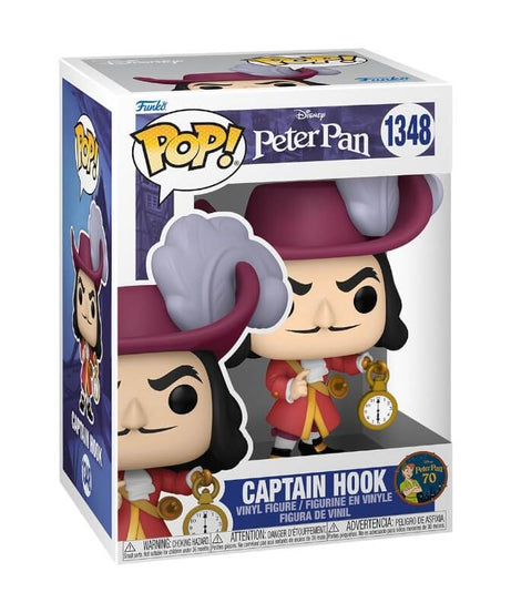 Peter Pan 70th Anniversary - Captain Hook (1348) Funko Pop! Disney Capitan Uncino Vinyl Figure 9 cm