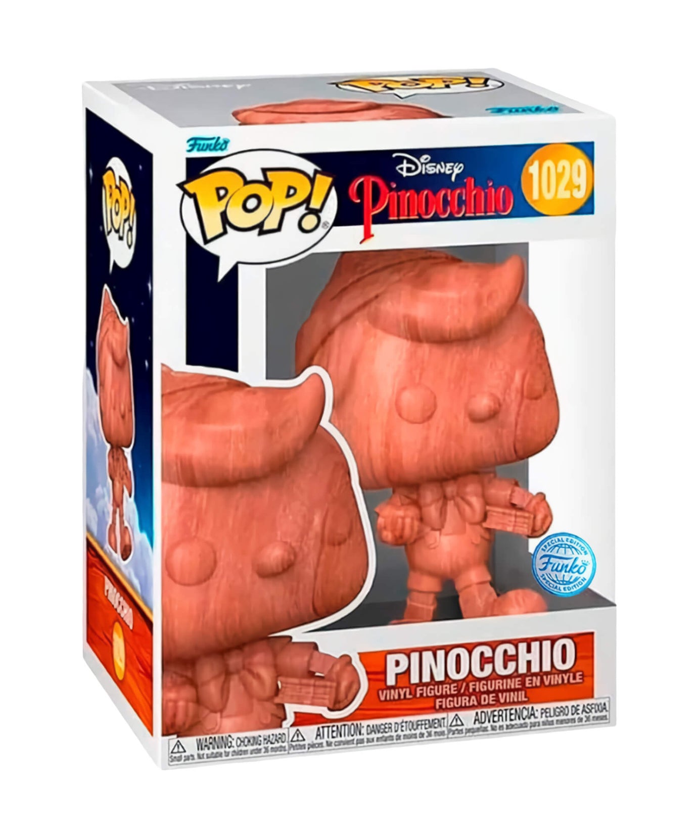 Pinocchio 80th Anniversary - Pinocchio (Special Edition) (1029) Wood Funko Pop! Disney Vinyl Figure 9 cm