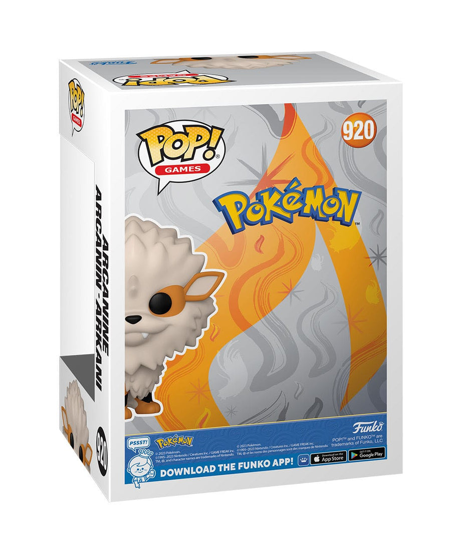 Pokémon - Arcanine (920) - Arcanin - Arkani Funko Pop! Games Vinyl Figure EMEA 10 cm