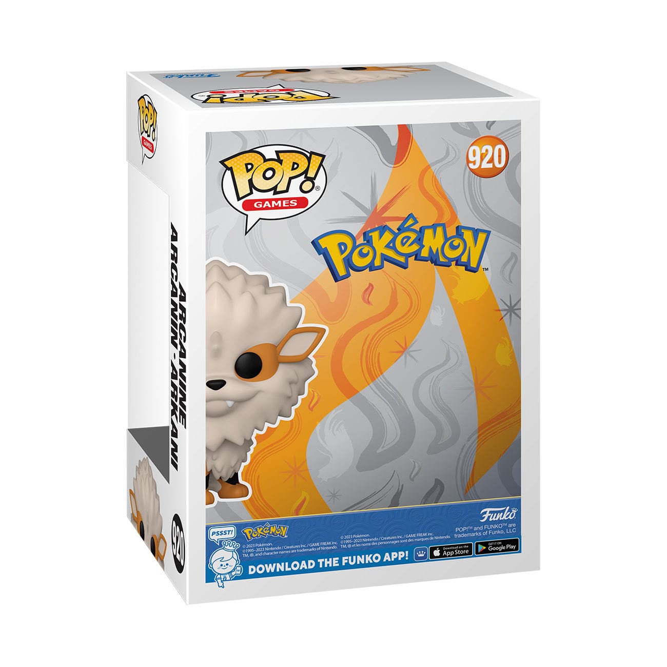 Pokémon - Arcanine (920) - Arcanin - Arkani Funko Pop! Games Vinyl Figure EMEA 10 cm