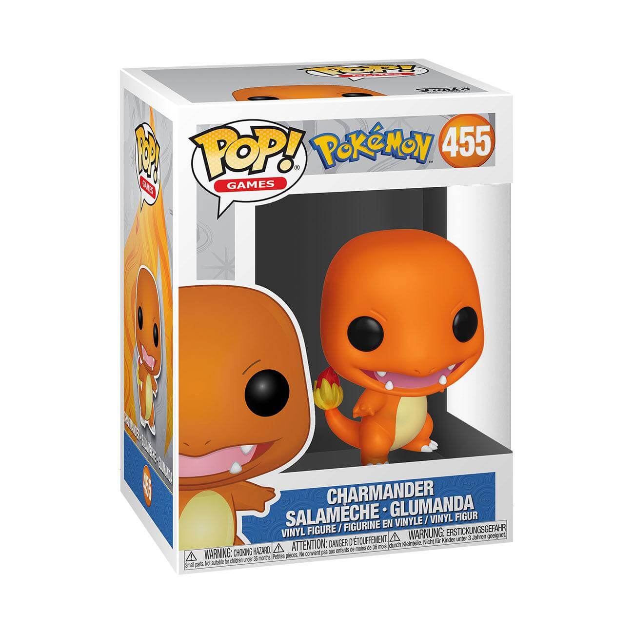 Pokémon - Charmander (455) - Salamèche - Glumanda Funko Pop! Games Vinyl Figure EMEA 9 cm