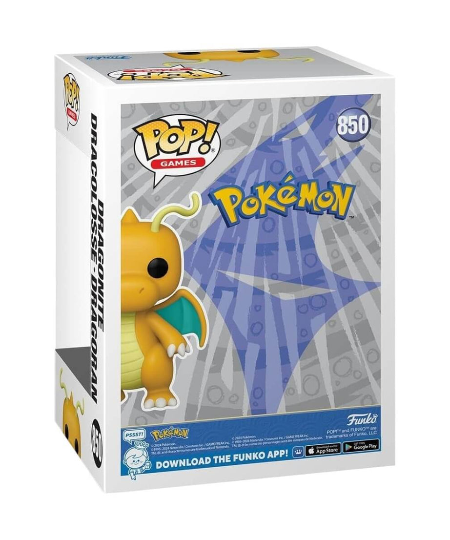 Pokémon - Dragonite (850) - Dracolosse - Dragoran Funko Pop! Games Vinyl Figure EMEA 12 cm