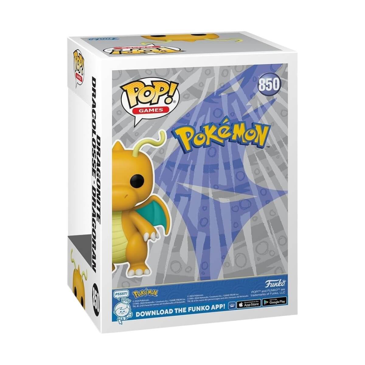 Pokémon - Dragonite (850) - Dracolosse - Dragoran Funko Pop! Games Vinyl Figure EMEA 12 cm