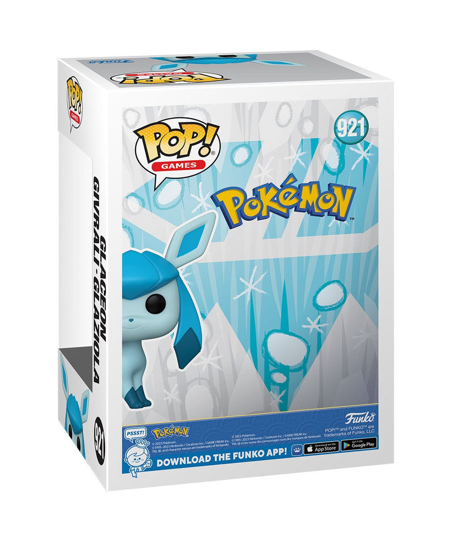 Pokémon - Glaceon (921) - Givrali - Glaziola Funko Pop! Games Vinyl Figure EMEA 10 cm