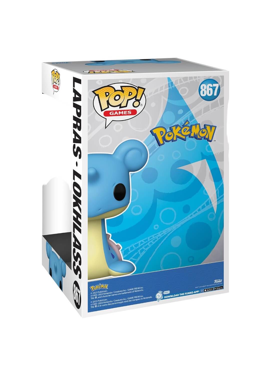 Pokémon - Lapras (Super Sized) (864) - Lokhlass Jumbo Funko Pop! Games Vinyl Figure EMEA 25 cm