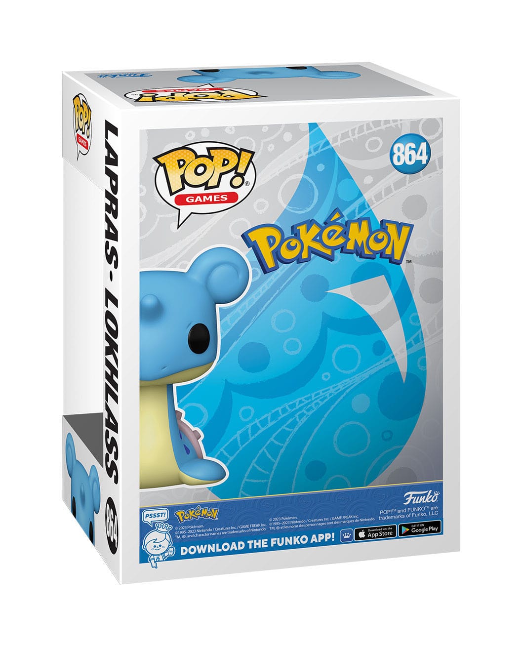 Pokémon - Lapras (864) - Lokhlass Funko Pop! Games Vinyl Figure EMEA 11 cm