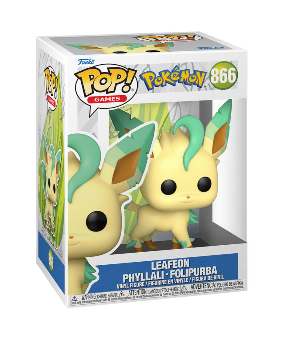 Pokémon - Leafeon (866) - Phyllali - Folipurba Funko Pop! Games Vinyl Figure EMEA 9 cm
