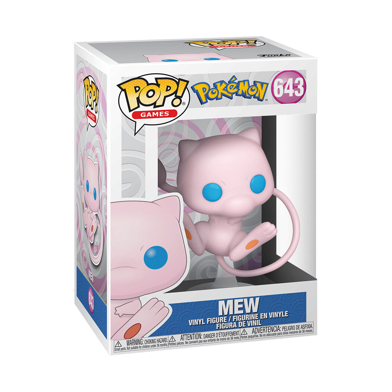 Pokémon - Mew (643) Funko Pop! Games Vinyl Figure EMEA 8 cm