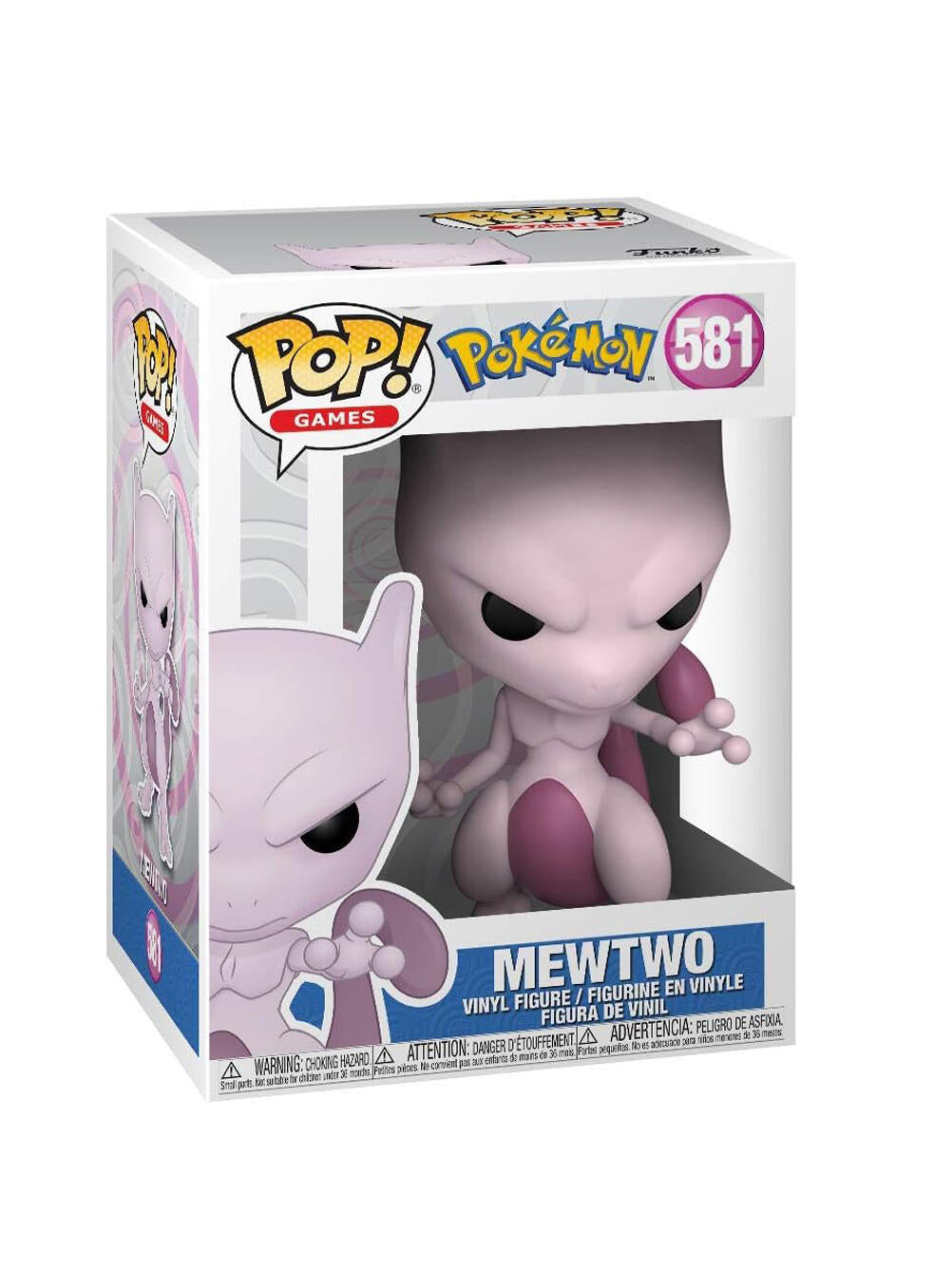 Pokémon - Mewtwo (581) Funko Pop! Games Vinyl Figure 10 cm
