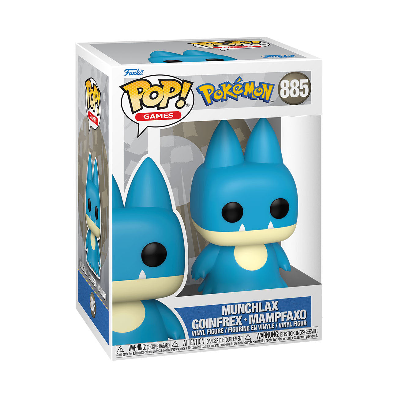 Pokémon - Munchlax (885) - Goinfrex - Mampfaxo Funko Pop! Games Vinyl Figure EMEA 9 cm