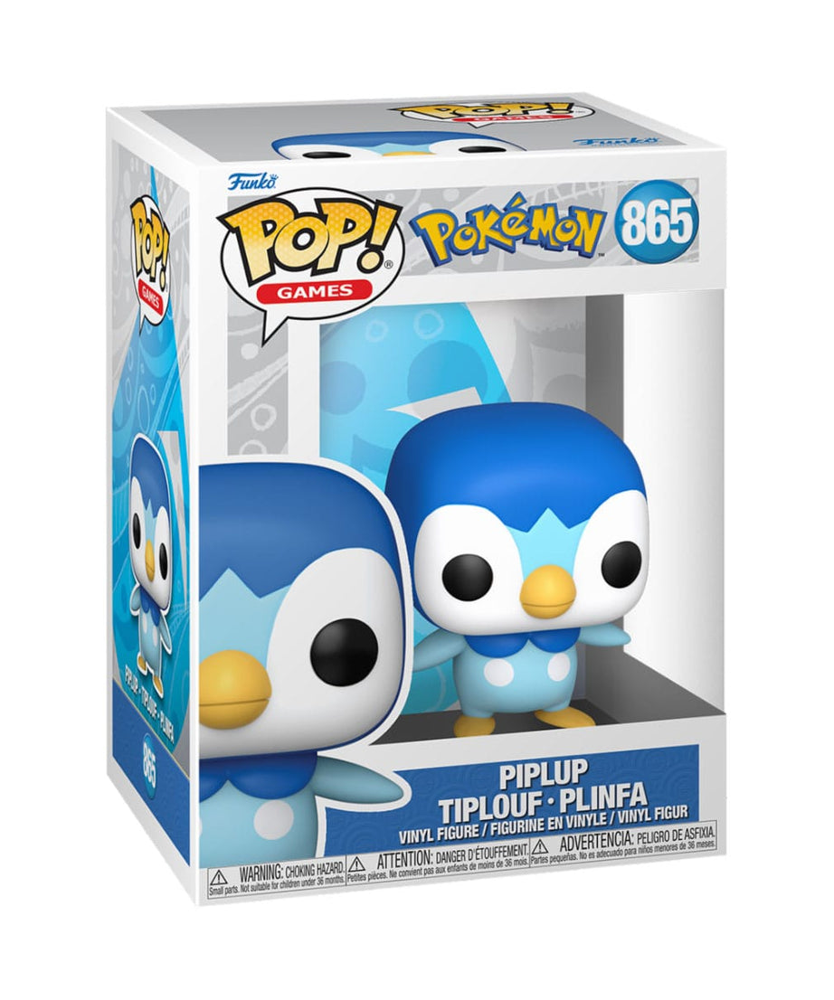 Pokémon - Piplup (865) - Tiplouf - Plinfa Funko Pop! Games Vinyl Figure EMEA 7 cm